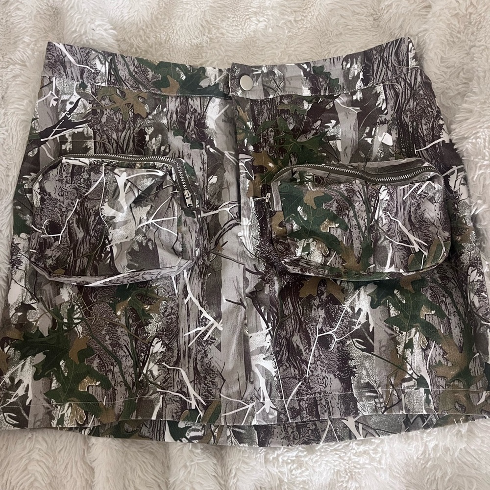Like an Angel Camouflage Skort with Pockets
